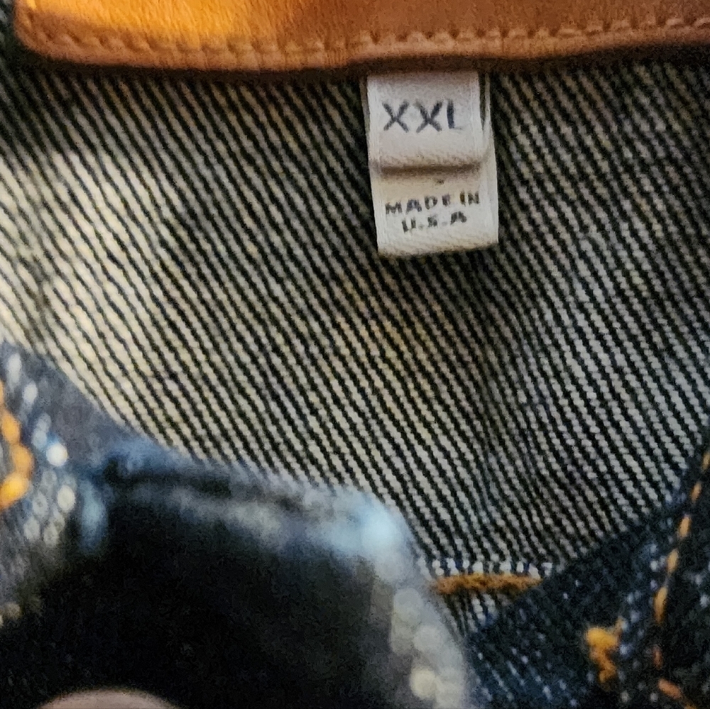 JACK SPADE STENSON RAW RIGID INDIGO BLUE SELVEDGE DENIM JACKET MADE IN USA $450+ - Picture 9 of 11